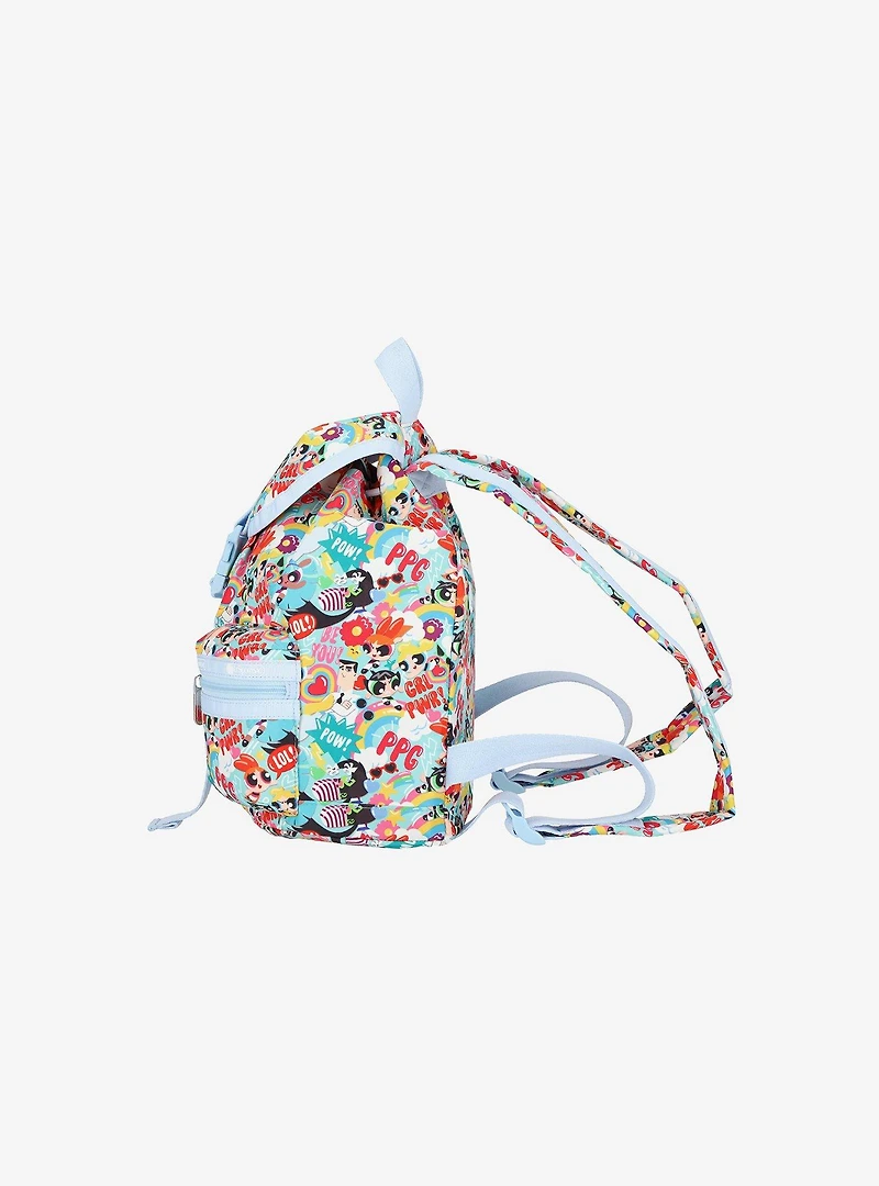 The Powerpuff Girls x LeSportsac Allover Print Drawstring Mini Backpack