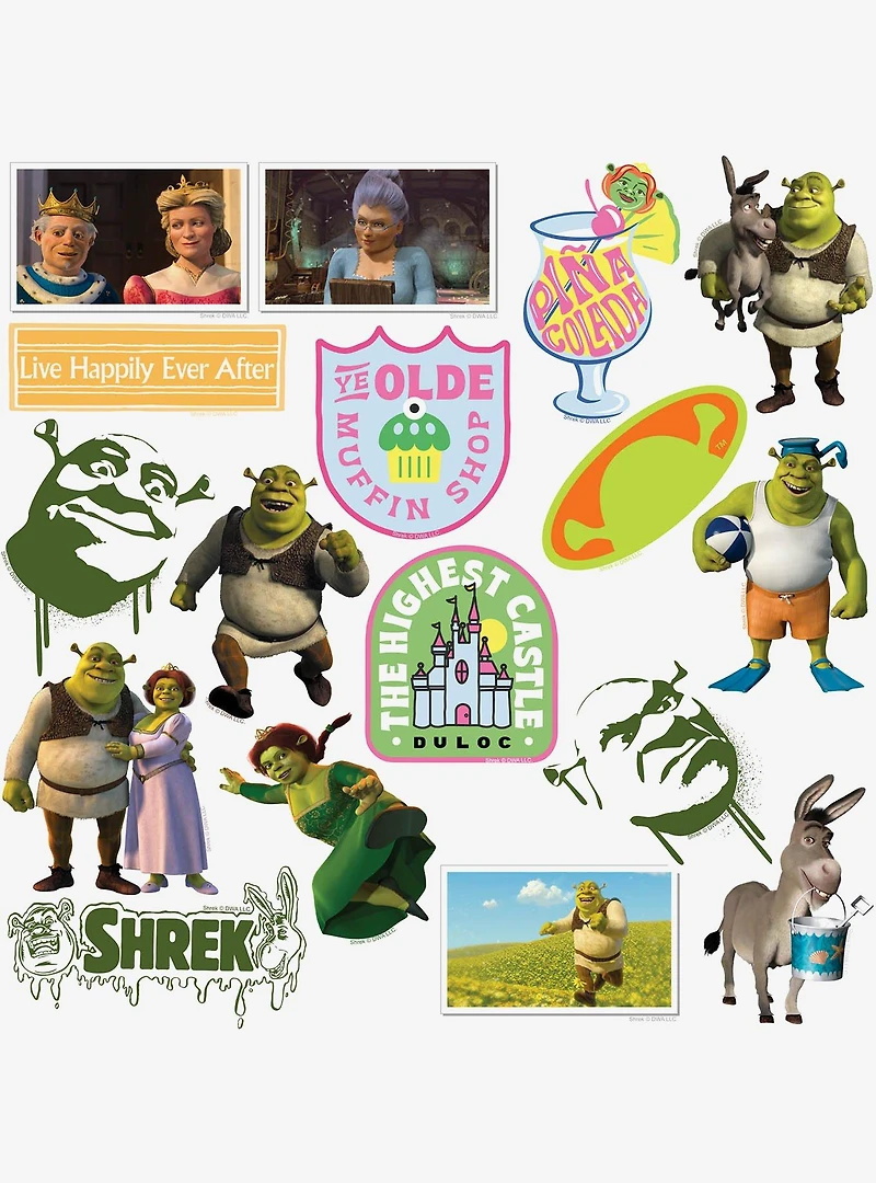 Shrek 2 Miscellaneous 100ct Sticker Pack