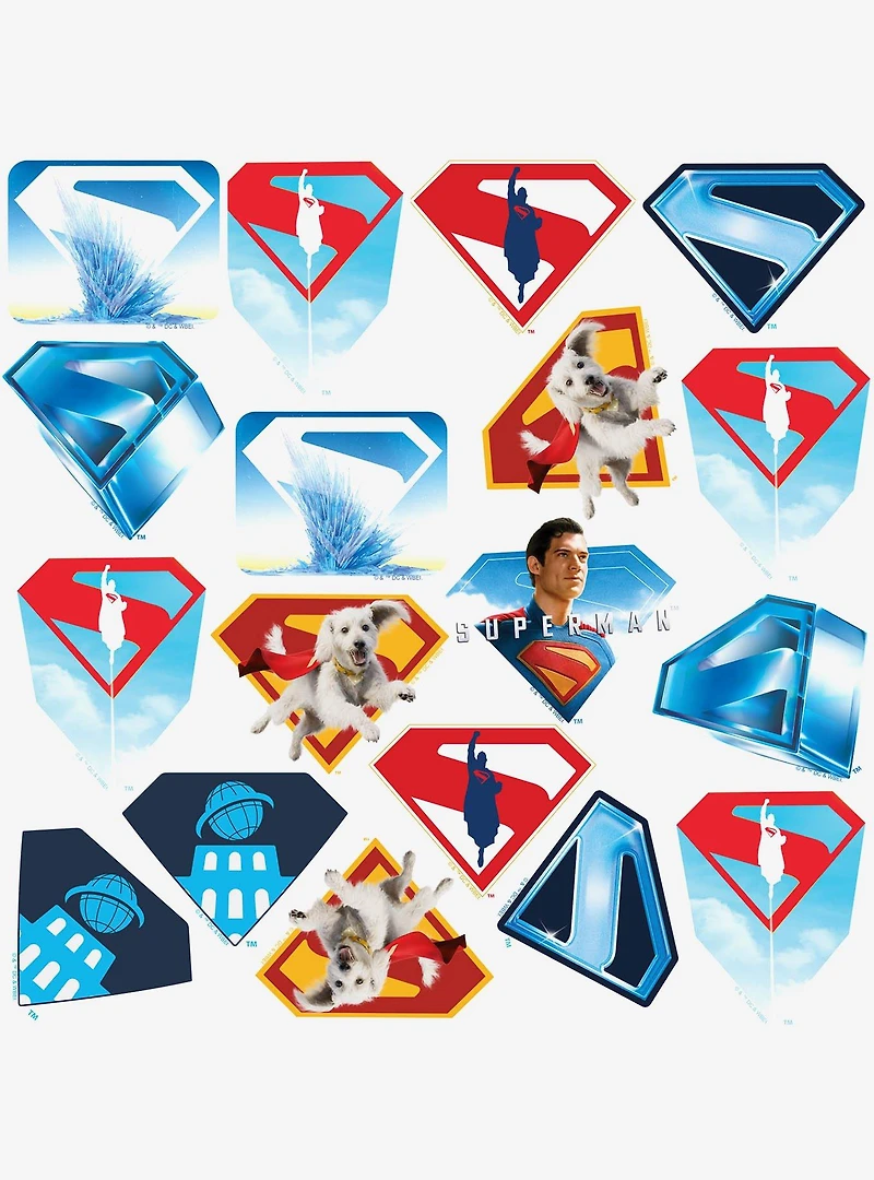 DC Comics Superman (2025) Logo Miscellaneous 100ct Sticker Pack