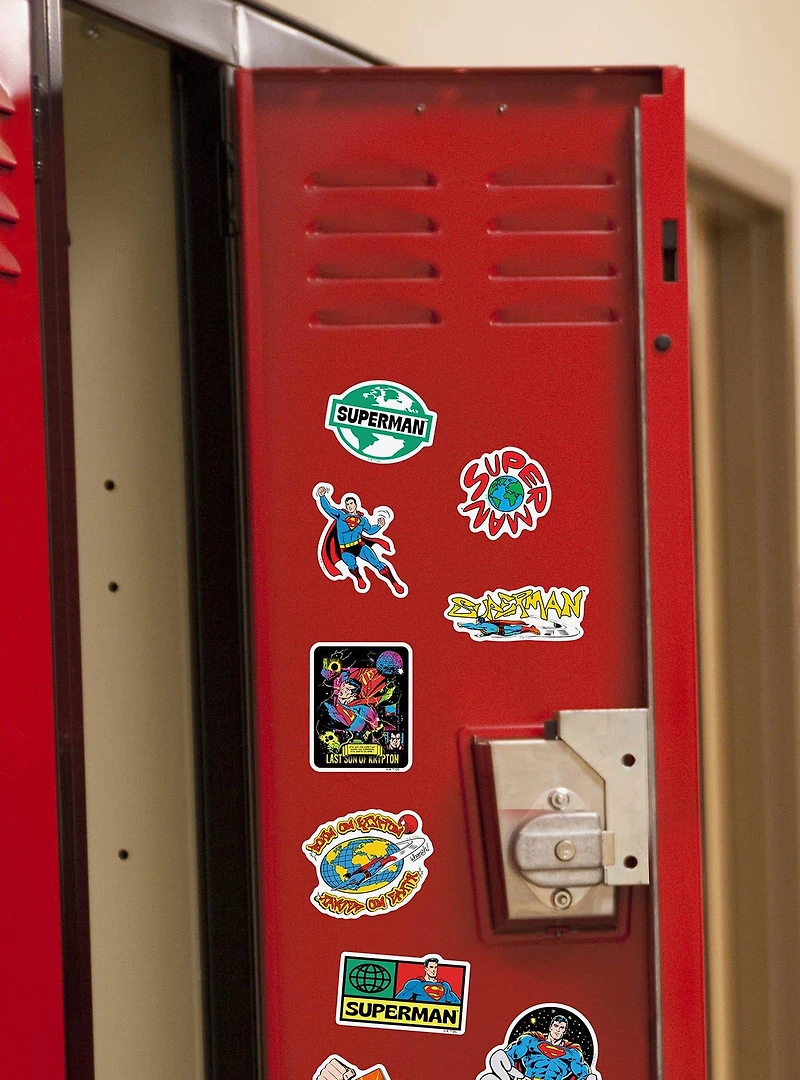 DC Comics Superman Retro Lifted Miscellaneous 100ct Sticker Pack