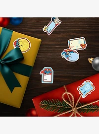 DC Comics Superman Christmas Labels Miscellaneous 100ct Sticker Pack