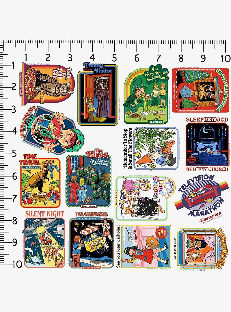 Steven Rhodes Humor Miscellaneous 100ct Sticker Pack