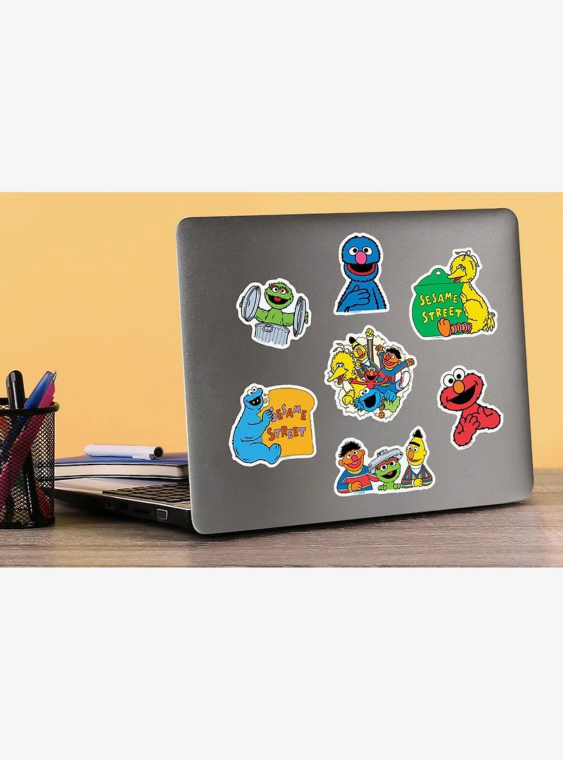 Sesame Street Vintage 1969 Miscellaneous 100ct Sticker Pack