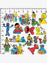 Sesame Street Vintage 1969 Miscellaneous 100ct Sticker Pack