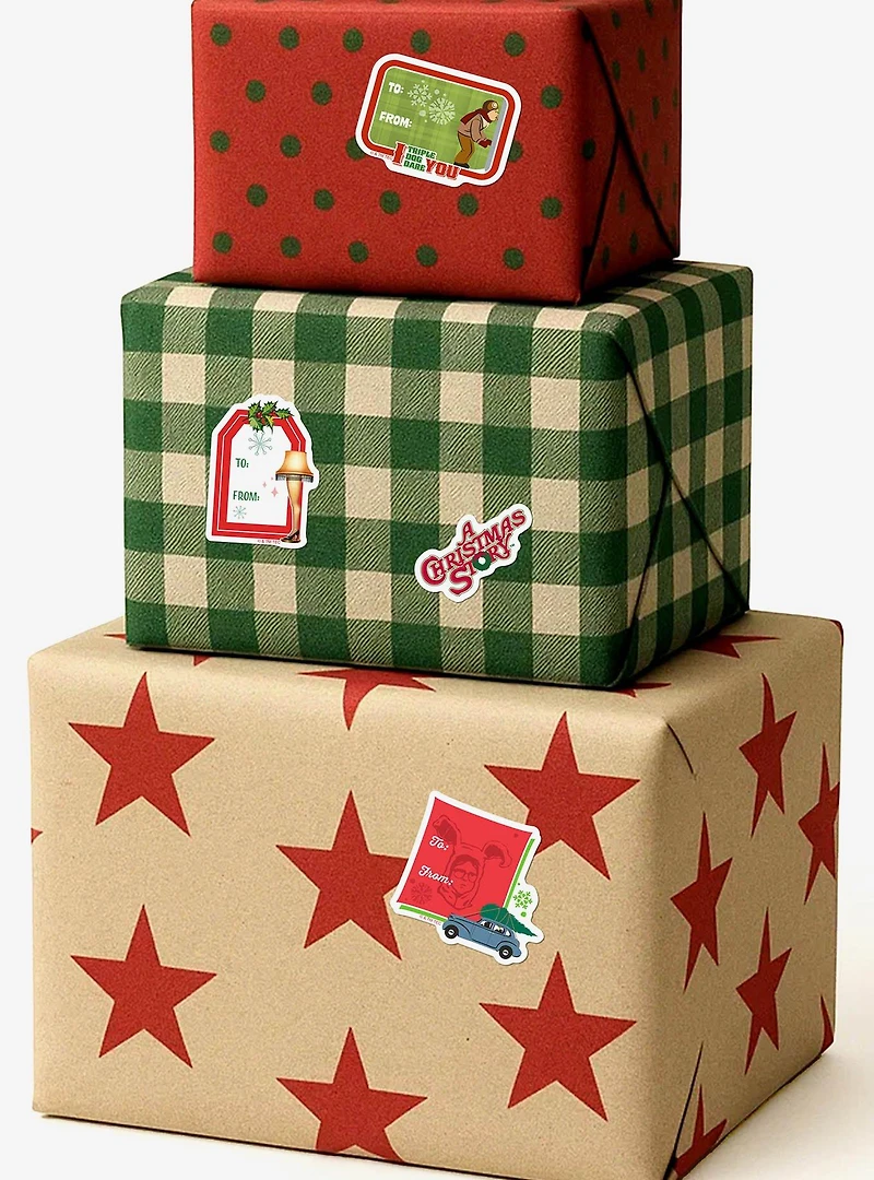 A Christmas Story Holiday Labels Miscellaneous 100ct Sticker Pack