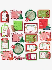 A Christmas Story Holiday Labels Miscellaneous 100ct Sticker Pack