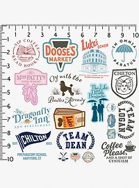 Gilmore Girls Iconic Miscellaneous 100ct Sticker Pack