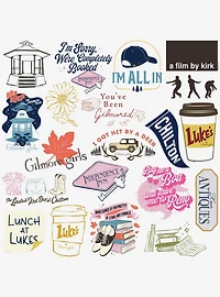 Gilmore Girls Iconic Miscellaneous 100ct Sticker Pack