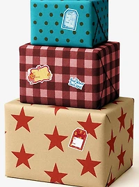 The Year Without A Santa Claus Heat Miser and Snow Miser 100ct Sticker Pack