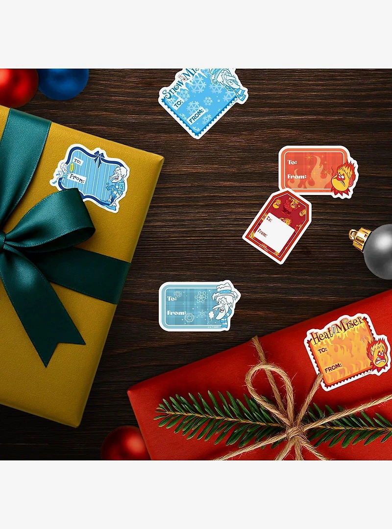 The Year Without A Santa Claus Heat Miser and Snow Miser 100ct Sticker Pack