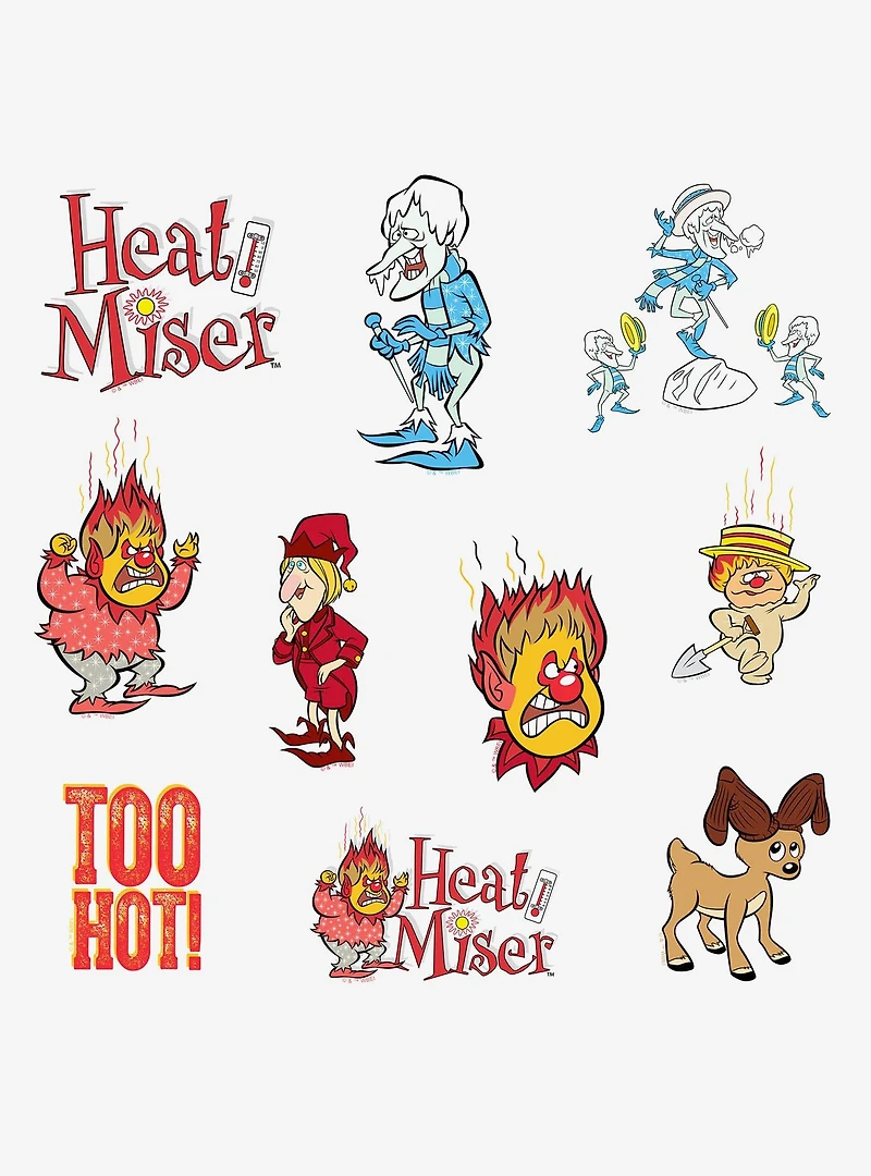 The Year Without A Santa Claus Miscellaneous 100ct Sticker Pack