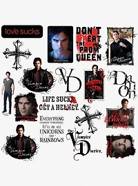 Vampire Diaries Damon Miscellaneous 100ct Sticker Pack