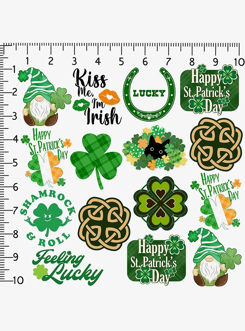 St. Patrick's Day Celebration Miscellaneous 100ct Sticker Pack