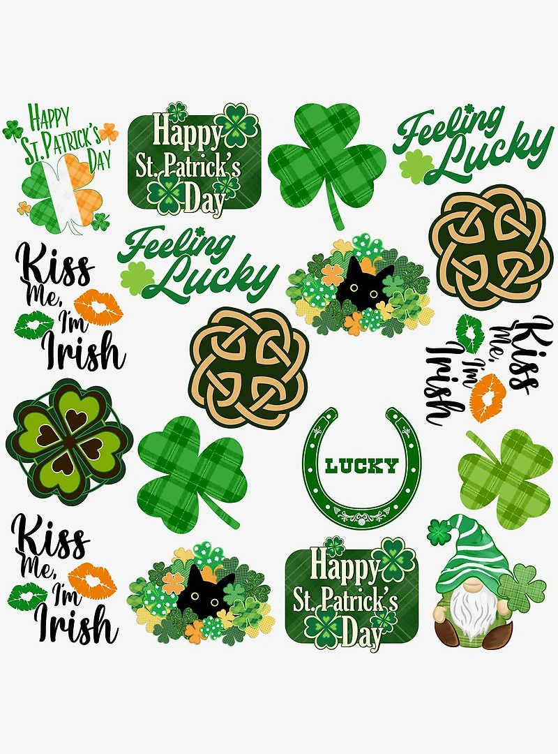 St. Patrick's Day Celebration Miscellaneous 100ct Sticker Pack