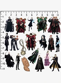 Harry Potter Anime Miscellaneous 100ct Sticker Pack