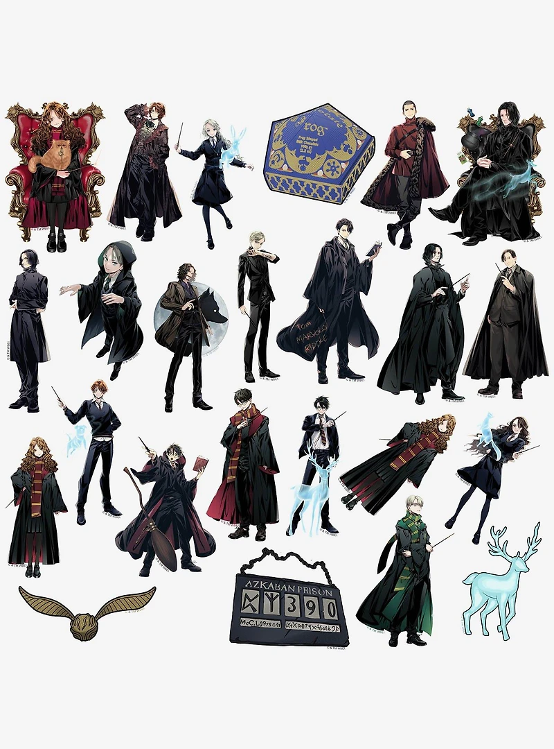 Harry Potter Anime Miscellaneous 100ct Sticker Pack