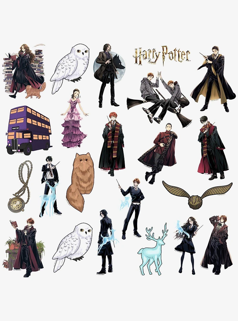 Harry Potter Anime Miscellaneous 100ct Sticker Pack