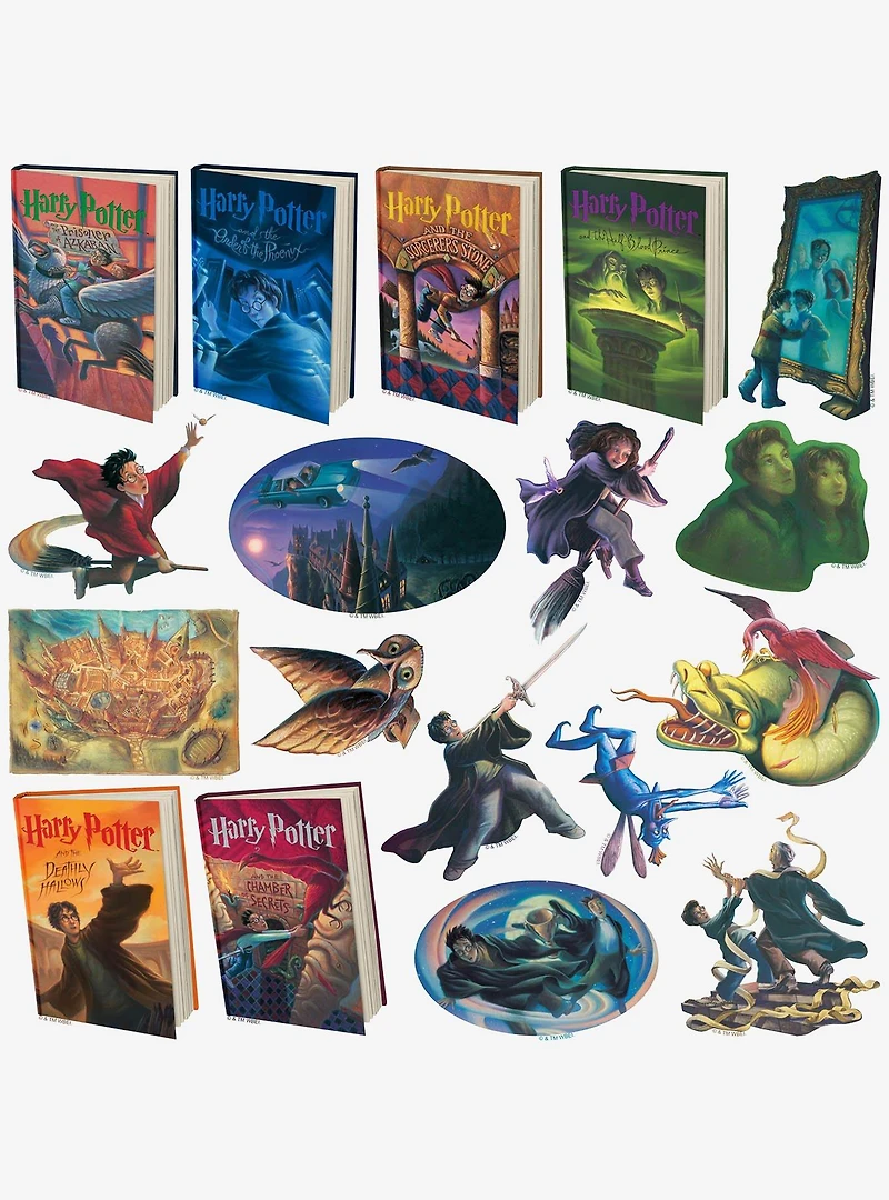 Harry Potter Literary Collection Miscellaneous 100ct Sticker Pack