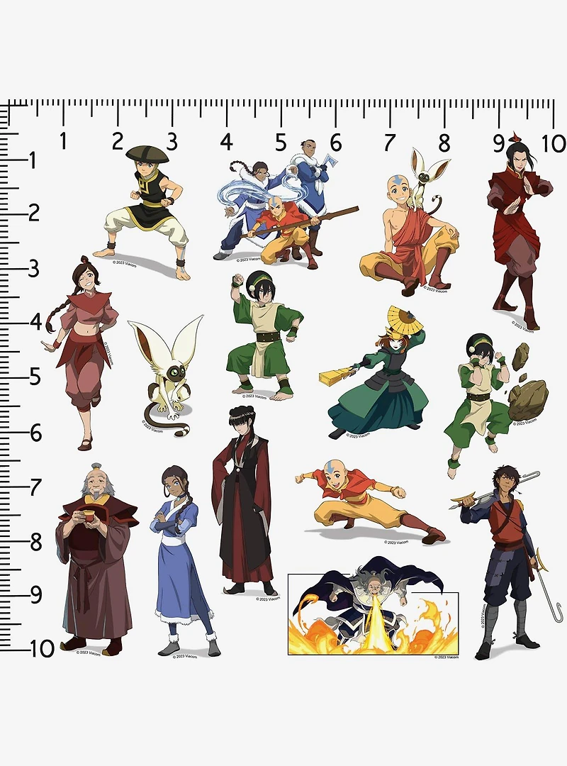 Avatar: The Last Airbender Miscellaneous 100ct Sticker Pack