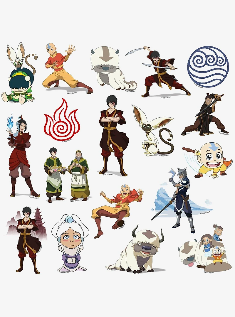 Avatar: The Last Airbender Miscellaneous 100ct Sticker Pack