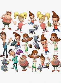 Jimmy Neutron Variety Miscellaneous 100ct Sticker Pack