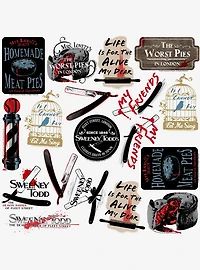Sweeney Todd Variety Miscellaneous 100ct Sticker Pack