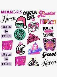 Mean Girls Variety Miscellaneous 100ct Sticker Pack