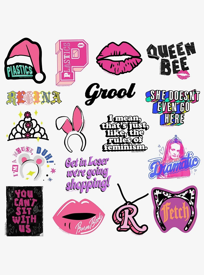 Mean Girls Variety Miscellaneous 100ct Sticker Pack