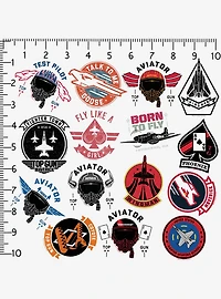 Top Gun: Maverick Variety Miscellaneous 100ct Sticker Pack