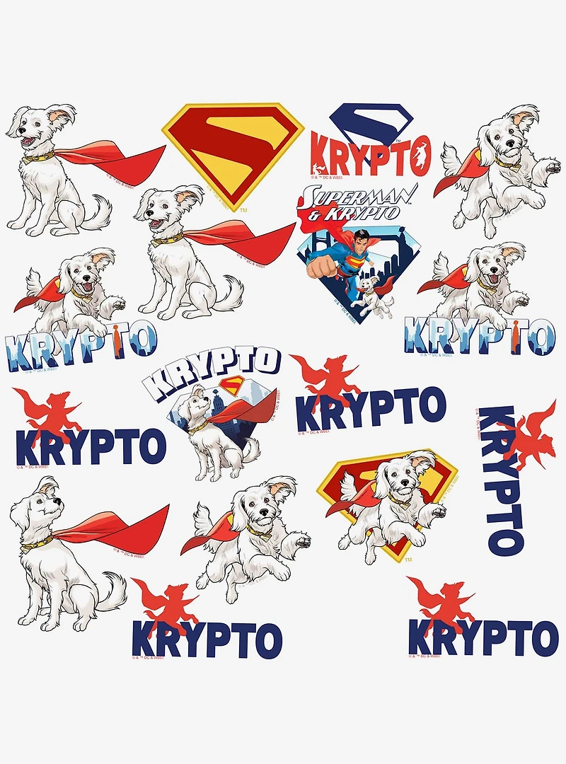 DC Comics Superman (2025) Krypto Miscellaneous 100ct Sticker Pack