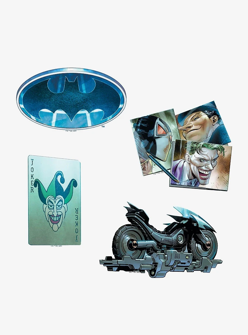 DC Comics Batman The Batcave Miscellaneous 100ct Sticker Pack