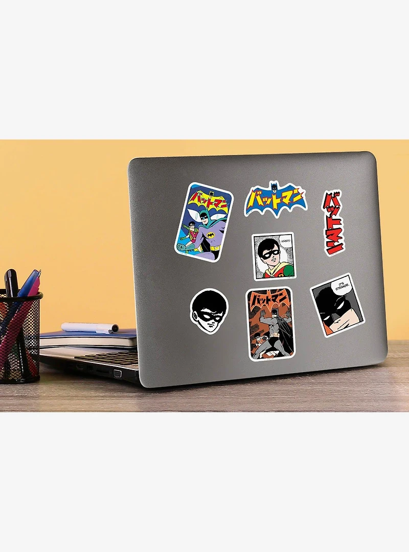 DC Comics Batman 85th Mashup and Robin Manga Classic Miscellaneous 100ct Sticker Pack