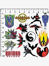 DC Comics Batman Beyond Miscellaneous 100ct Sticker Pack