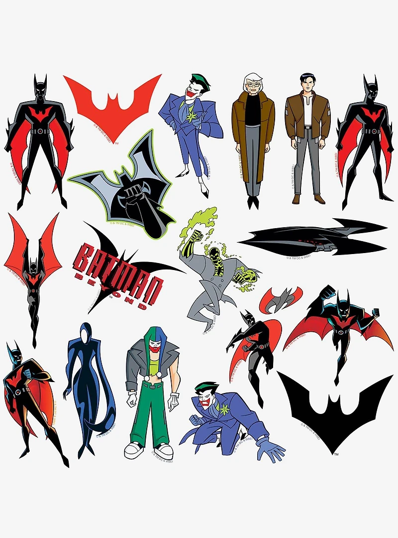 DC Comics Batman Beyond Miscellaneous 100ct Sticker Pack