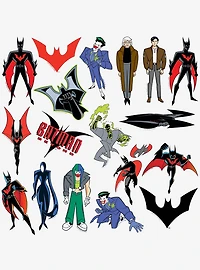 DC Comics Batman Beyond Miscellaneous 100ct Sticker Pack