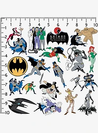 DC Comics Batman The Animated Series Miscellaneous 100ct Sticker Pack