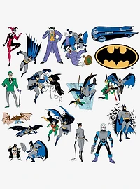 DC Comics Batman The Animated Series Miscellaneous 100ct Sticker Pack