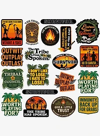 Survivor Iconic Quotes Miscellaneous 100ct Sticker Pack