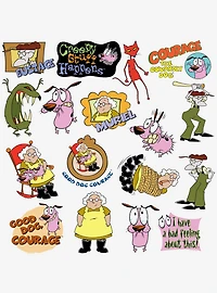 Courage The Cowardly Dog Miscellaneous 100ct Sticker Pack
