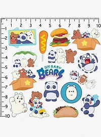 We Bare Bears Miscellaneous 100ct Sticker Pack