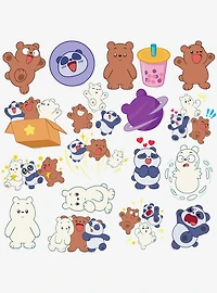 We Bare Bears Miscellaneous 100ct Sticker Pack
