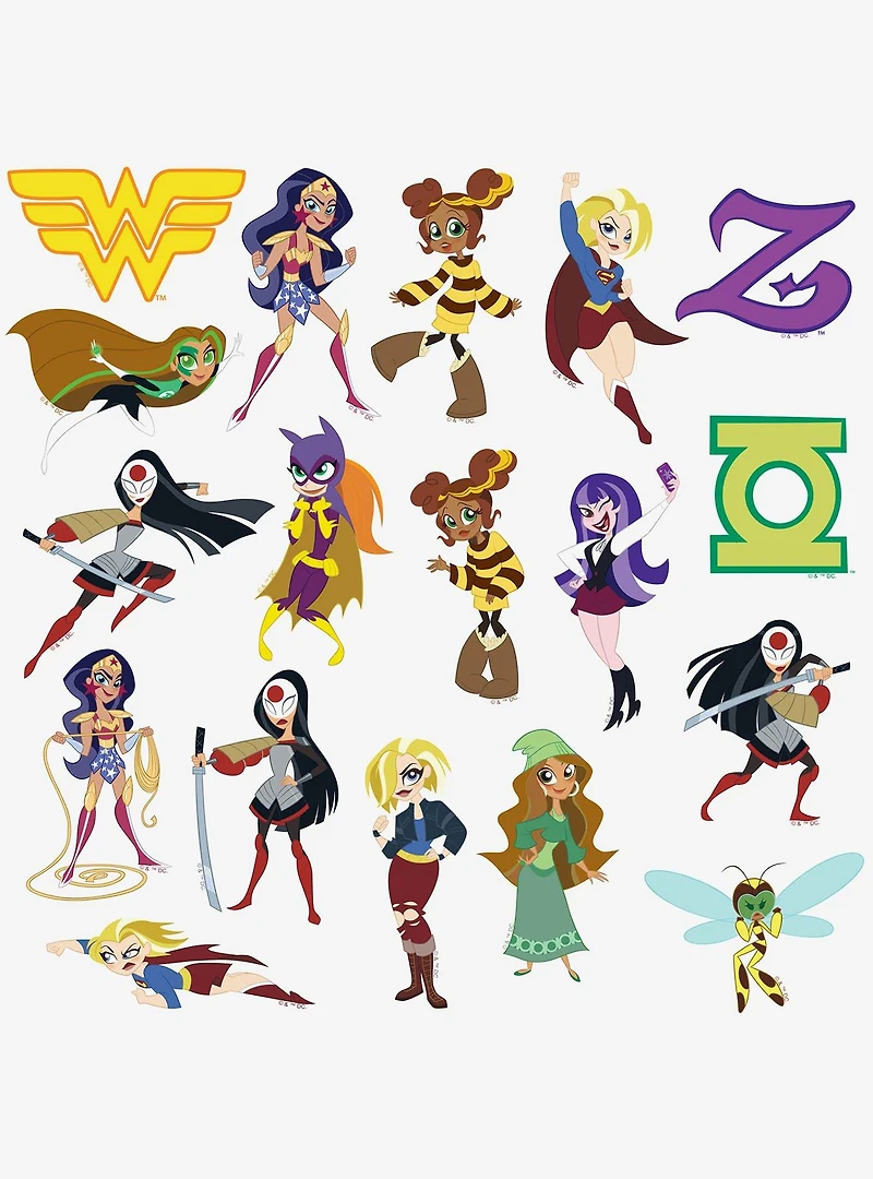 DC Super Hero Girls Miscellaneous 100ct Sticker Pack