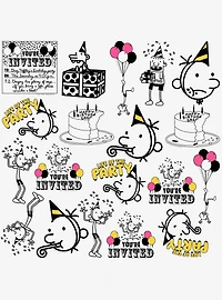 Diary of A Wimpy Kid: Partypooper Miscellaneous 100ct Sticker Pack
