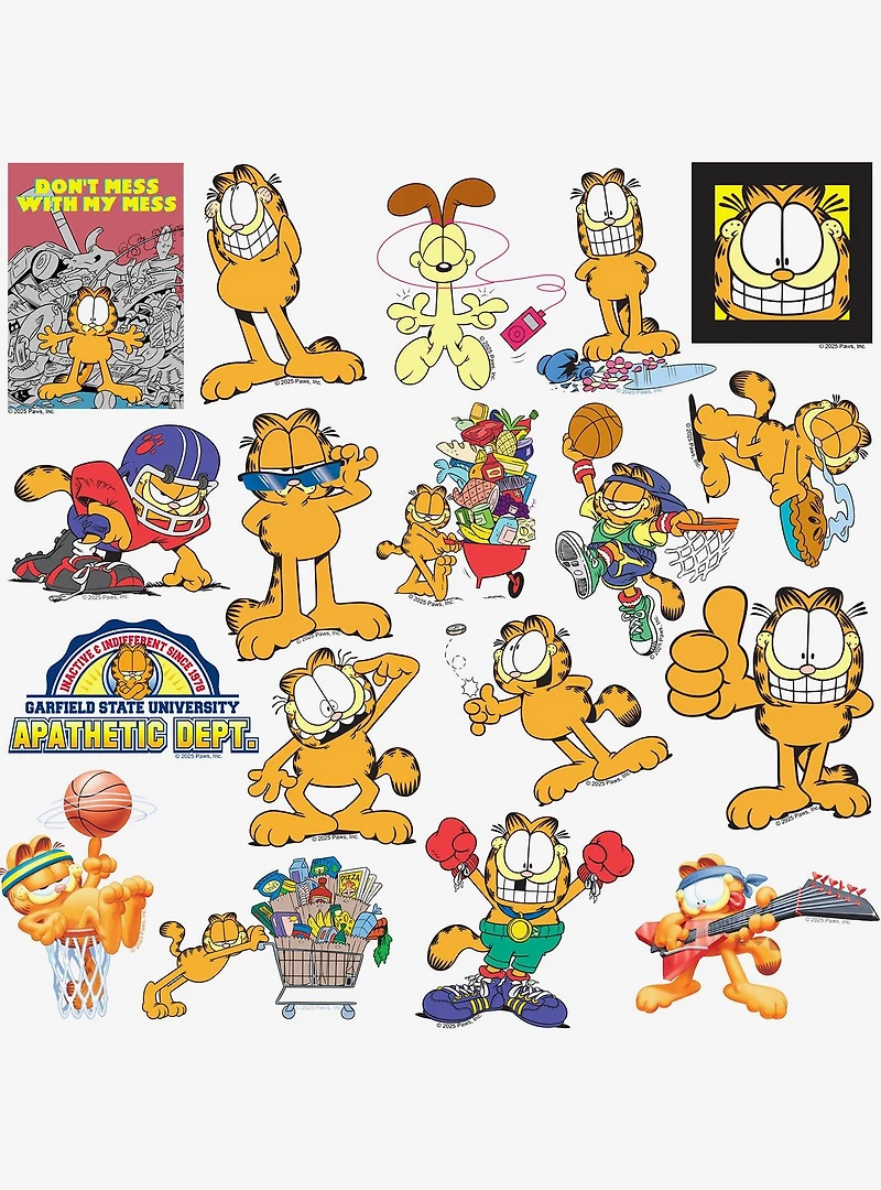 Garfield Variety Miscellaneous 100ct Sticker Pack