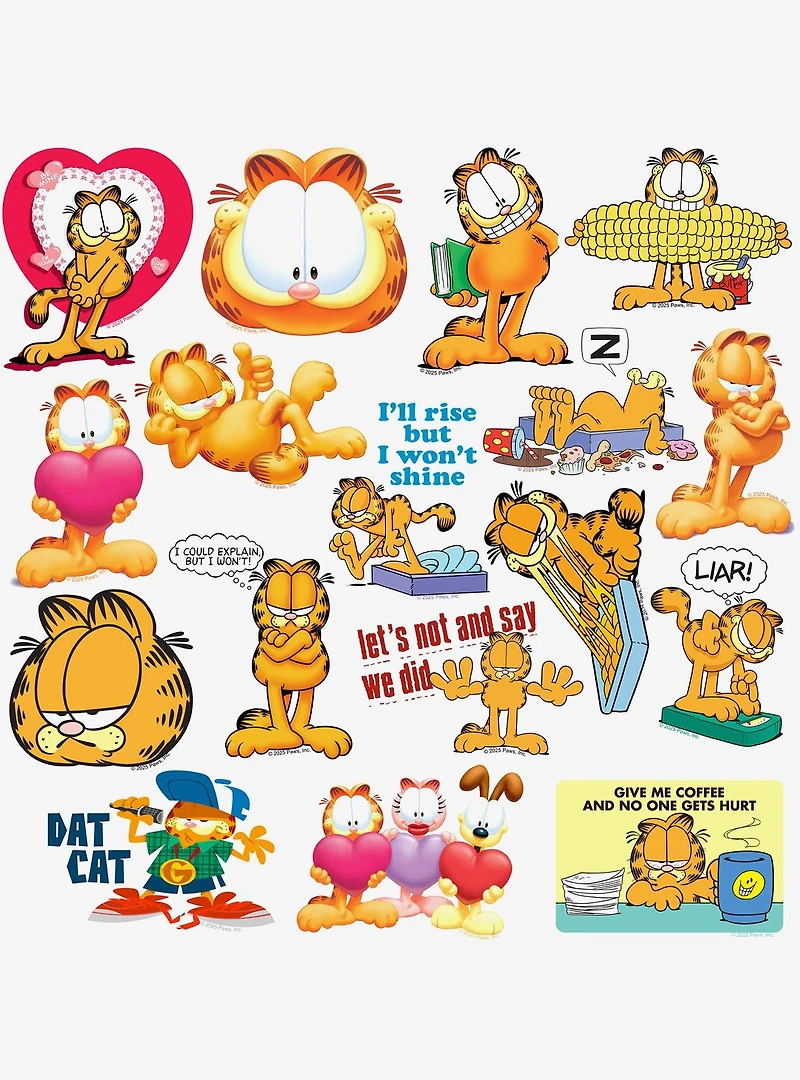 Garfield Variety Miscellaneous 100ct Sticker Pack