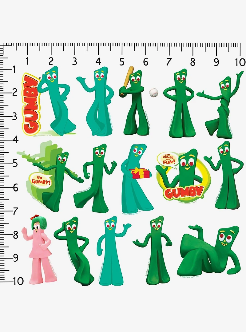 Gumby Miscellaneous 100ct Sticker Pack