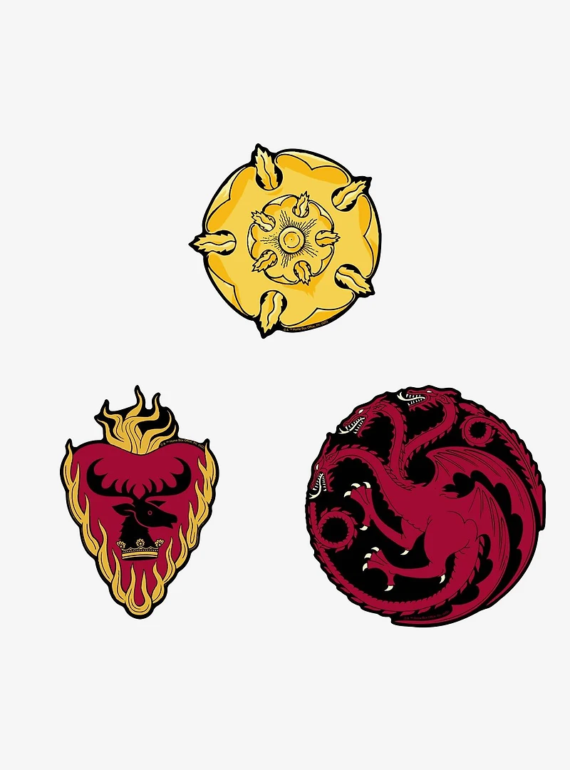 Game of Thrones Large House Miscellaneous 100ct Sticker Pack