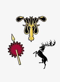 Game of Thrones Large House Miscellaneous 100ct Sticker Pack