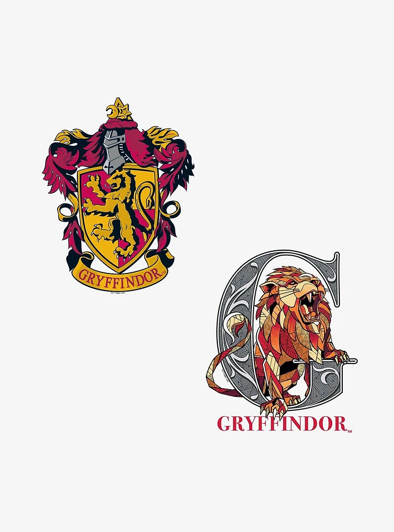 Harry Potter Gryffindor Miscellaneous 100ct Sticker Pack