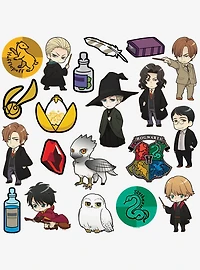 Harry Potter Chibi Anime Collection Miscellaneous 100ct Sticker Pack